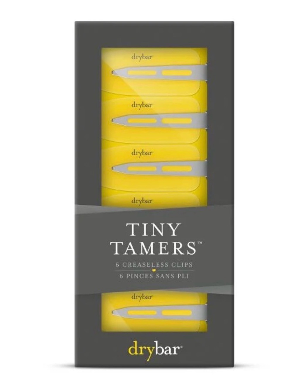 Drybar | Tiny Tamers 6 Creaseless Clips Authentic Bright Yellow Drybar Hair